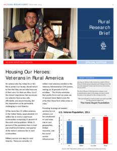 HAC RURAL RESEARCH BRIEF | November[removed]Rural Research