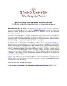 Grand Canyon Railway / National Register of Historic Places in Arizona / Williams Station / Xanterra Parks and Resorts / Rambler / Arizona / Transport / Grand Canyon