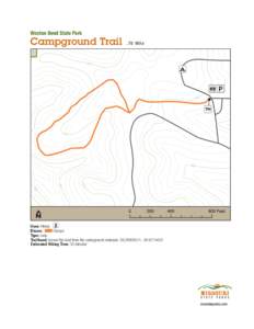 Weston Bend State Park  Campground Trail .70 Mile