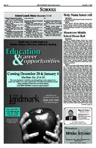 Page 34  THE LANDMARK Holden, Massachusetts December 7, 2006
