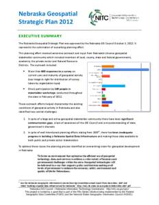 Geography / Geospatial analysis / The National States Geographic Information Council / Spatial data infrastructure / Science / Measurement / Pennsylvania Spatial Data Access / Geospatial intelligence / Geographic information systems / Cartography / Geodesy