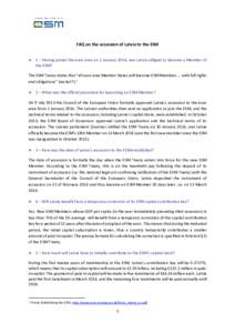 Eurozone / Multi-speed Europe / European Union / Treaty Establishing the European Stability Mechanism / European Financial Stability Facility / Treaties of the European Union / Latvia / European Stability Mechanism