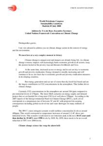 United Nations Framework Convention on Climate Change / Climate change policy / Carbon finance / Energy policy / Carbon capture and storage / Copenhagen Accord / Environmental impact of the energy industry / Kyoto Protocol / Energy development / Climate change / Environment / Carbon dioxide