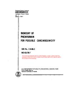 TR-007 Bioassay of Phenformin for Possible Carcinogenicity (CAS No[removed])