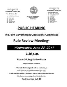 Oklahoma Legislature / Government of Missouri / Missouri General Assembly / United States Congress Joint Committee on Inaugural Ceremonies / Tennessee General Assembly / Caucuses of the 109th United States Congress / State governments of the United States / Mike Kernell / Debra Maggart