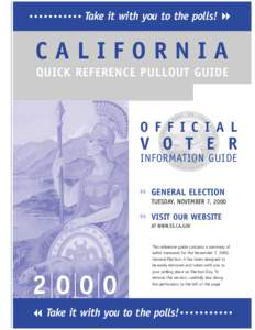 United States / California Proposition 8 / California / Politics of the United States / California special election