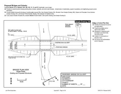 Joint Permit Application Appendix B Drawings