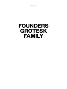 Klim Type Foundry  Founders Grotesk Family