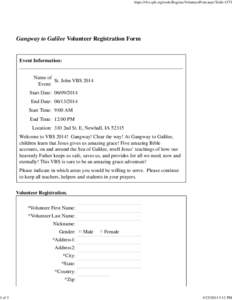 1 of 3  https://vbs.cph.org/tools/RegisterVolunteerPrint.aspx?Etdi=1573 Gangway to Galilee Volunteer Registration Form