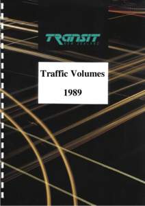 Traffic Volumes 1989 Traffic Volumes 1989