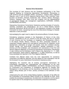 Humanitarian aid / Management / Disaster risk reduction / Office for the Coordination of Humanitarian Affairs / International Red Cross and Red Crescent Movement / International Decade for Natural Disaster Reduction / Regional Center for Disaster Information for Latin America and the Caribbean / Nepal Risk Reduction Consortium / Emergency management / Disaster preparedness / Public safety