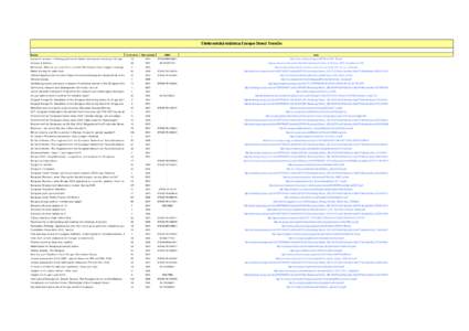 Treaties of the European Union / Eurostat