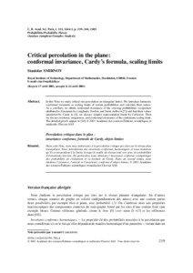 C. R. Acad. Sci. Paris, t. 333, Série I, p. 239–244, 2001 Probabilités/Probability Theory (Analyse complexe/Complex Analysis)