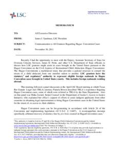 Microsoft Word - Hague Convention Cases Memo-1.doc