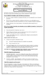 Renting / Real property law / Affordable housing / Education / Federal assistance in the United States / Section 8 / School voucher / Lease / Real estate / Property / Law