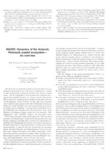 Fevolden, S. E., and R. Y. GeorgeSize frequency pattern of Euphausia superha in the Antarctic peninsula waters in the austral summer ofJournal of Crustacean Biology, (special number) 4, Holm-Hanse