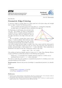 Graph theory / Planar graphs / Graph / Penny graph / Edge coloring