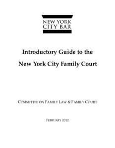 Introductory Guide to the New York City Family Court