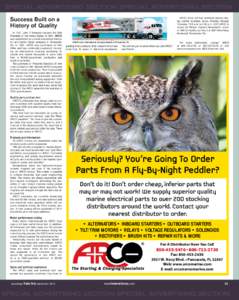 SPECIAL ADVERTISING SECTION SPECIAL ADVERTISING SECTION ARCO offers toll-free technical service during normal business hours, Monday through Thursday, 7:00 a.m. to 5:30 p.m. CDT. ARCO is closed on Fridays. Anyone interes