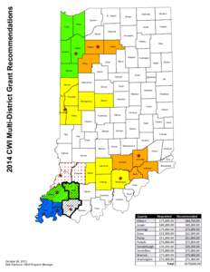 2014 CWI Multi-District Grant Recommendations  St. Joseph Elkhart