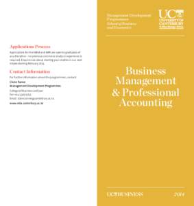 Management consulting / Strategic management / Master of Accountancy / New Zealand Institute of Chartered Accountants / Business school / Master of Business Administration / Professional accountancy bodies / Management accounting / Association of Chartered Certified Accountants / Business / Accountancy / Management