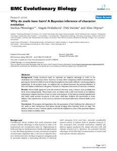 BMC Evolutionary Biology  BioMed Central