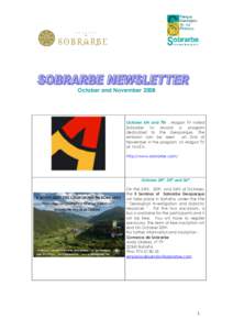 October and November[removed]October 6th and 7th , Aragon TV visited Sobrarbe to record