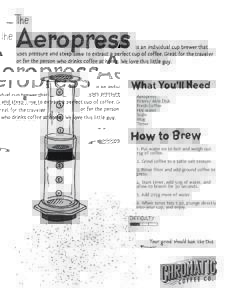 Aeropress Filters/ Able Disk Fresh Coffee Hot water Scale Mug