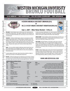 2007 Game Notes_WVU.indd