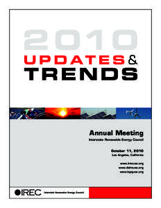 2 010 U P D AT E S & TRENDS  Annual Meeting
