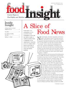 foodInsight  JANUARY/FEBRUARY 2000