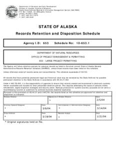 Records management / Alaska / United States / Business / Accountability / 96th United States Congress / Alaska National Interest Lands Conservation Act / Conservation in the United States