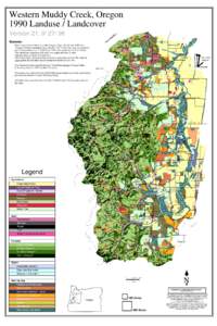 1990 Landuse / Landcover  Western Muddy Creek, Oregon 1990 Landuse / Landcover Version 21: [removed]