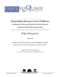 Microsoft Word[removed]Expanding Resources for Children - Gay Adoption - ExecSummary - Final Formatted.doc