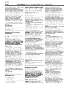 [removed]Federal Register / Vol. 79, No[removed]Tuesday, July 1, [removed]Notices 10:00 a.m. and 3:00 p.m. Copies of such filing also will be available for