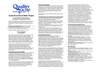 Water pollution / Water supply and sanitation in the United States / Drinking water / Water / Soil contamination / Maximum Contaminant Level / Safe Drinking Water Act / Water quality / Water treatment / Disinfection by-product / Hexavalent chromium / Tap water