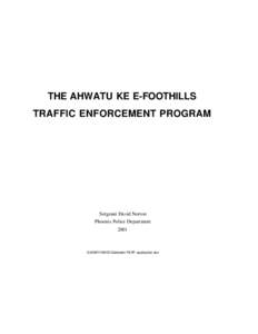 Road transport / Road safety / Ahwatukee /  Phoenix /  Arizona / Phoenix metropolitan area / Law enforcement / Phoenix /  Arizona / Traffic light / Traffic / Speed limit / Transport / Land transport / Traffic law