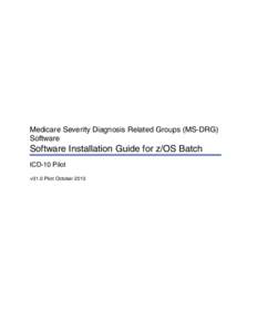 Medical terms / Scripting languages / Healthcare reform in the United States / Medicare / Presidency of Lyndon B. Johnson / International Statistical Classification of Diseases and Related Health Problems / Job Control Language / Z/OS / SAS / Medicine / Computer programming / Health