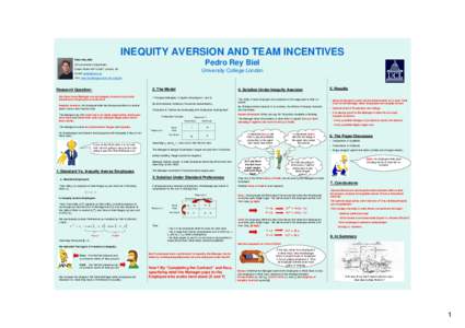 Economy / Egalitarianism / Game theory / Inequity aversion / Salary / Wage / Equity theory