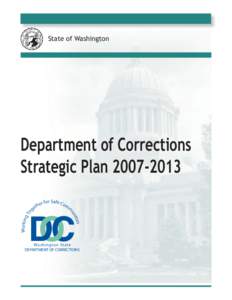 Department of Corrections Strategic Plan[removed]