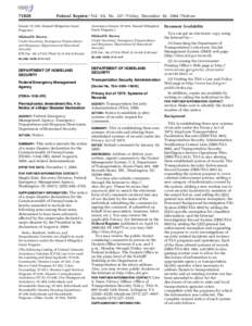 [removed]Federal Register / Vol. 69, No[removed]Friday, December 10, [removed]Notices Grants; 97.039, Hazard Mitigation Grant Program.)