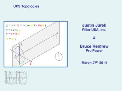 UPS Topologies  Justin Jurek