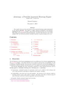 aheatmap: a Powerful Annotated Heatmap Engine Package NMF - Version 0.22 Renaud Gaujoux December 4, 2014 Abstract