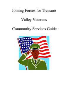 Joining Forces for Treasure Valley Veterans Community Services Guide 2