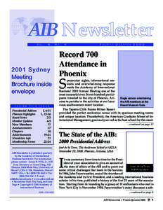 AIB Newsletter V O L  . 6, N