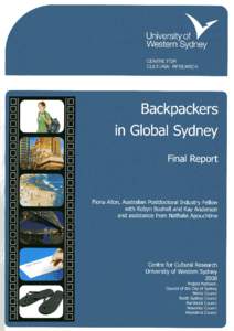 Microsoft Word - Backpacker Tourism in Global Sydney FINAL 2008.doc