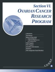 CDMRP 2001 Annual Report: Ovarian Cancer Research Program
