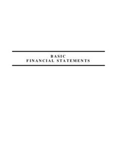 BASIC FINANCIAL STATEMENTS State of South Carolina  Statement of Net Assets