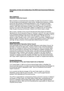 Healthcare in Scotland / Health education / National Health Service / Department of Health / Health promotion / Scottish Government Health and Social Care Directorates / Michael Marmot / Public health / World Health Organization / Health / Health policy / British honours system