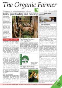 Nr. 69 February[removed]Many farmers ask us for old copies. Unfortunately, we no longer have past issues of TOF. But you can go to internet and download back